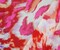 Red-White-Multi Abstract Printed Poly Crinkled Yoryu Chiffon Fabric By the Yard